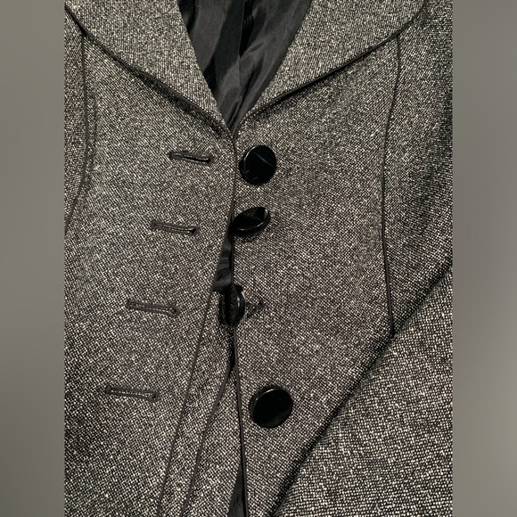 Ann taylor petites gray wool blazer 4P - Picture 5 of 14